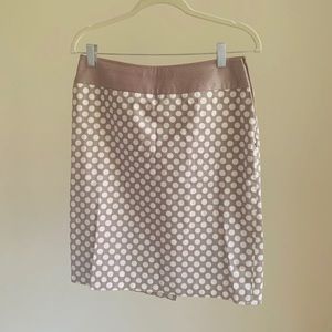 The Limited Polka Dots Pencil Mini Skirt